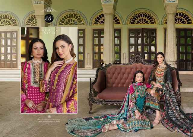 Belliza Shaheen Vol 2 Viscouse Reyon Dress Material 8 pcs Catalogue