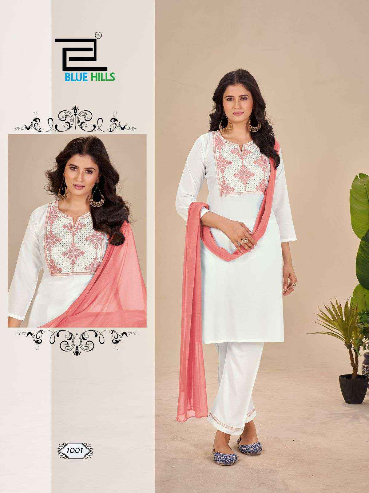 Blue Hills Juliet Rayon Kurti Combo 4 pcs Catalogue