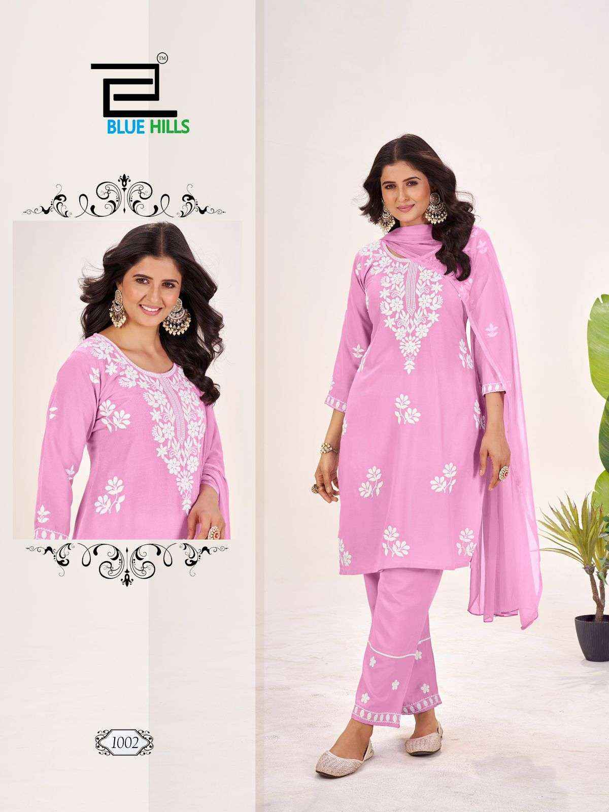 Blue Hills Summer Feels Rayon Kurti Combo 4 pcs Catalogue