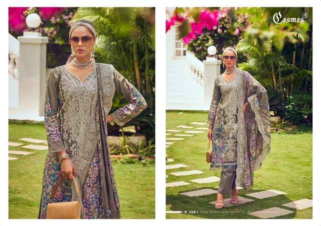 Cosmos Needle Wonder Vol 2 Lawn Cotton Dress Material 8 pcs Catalogue