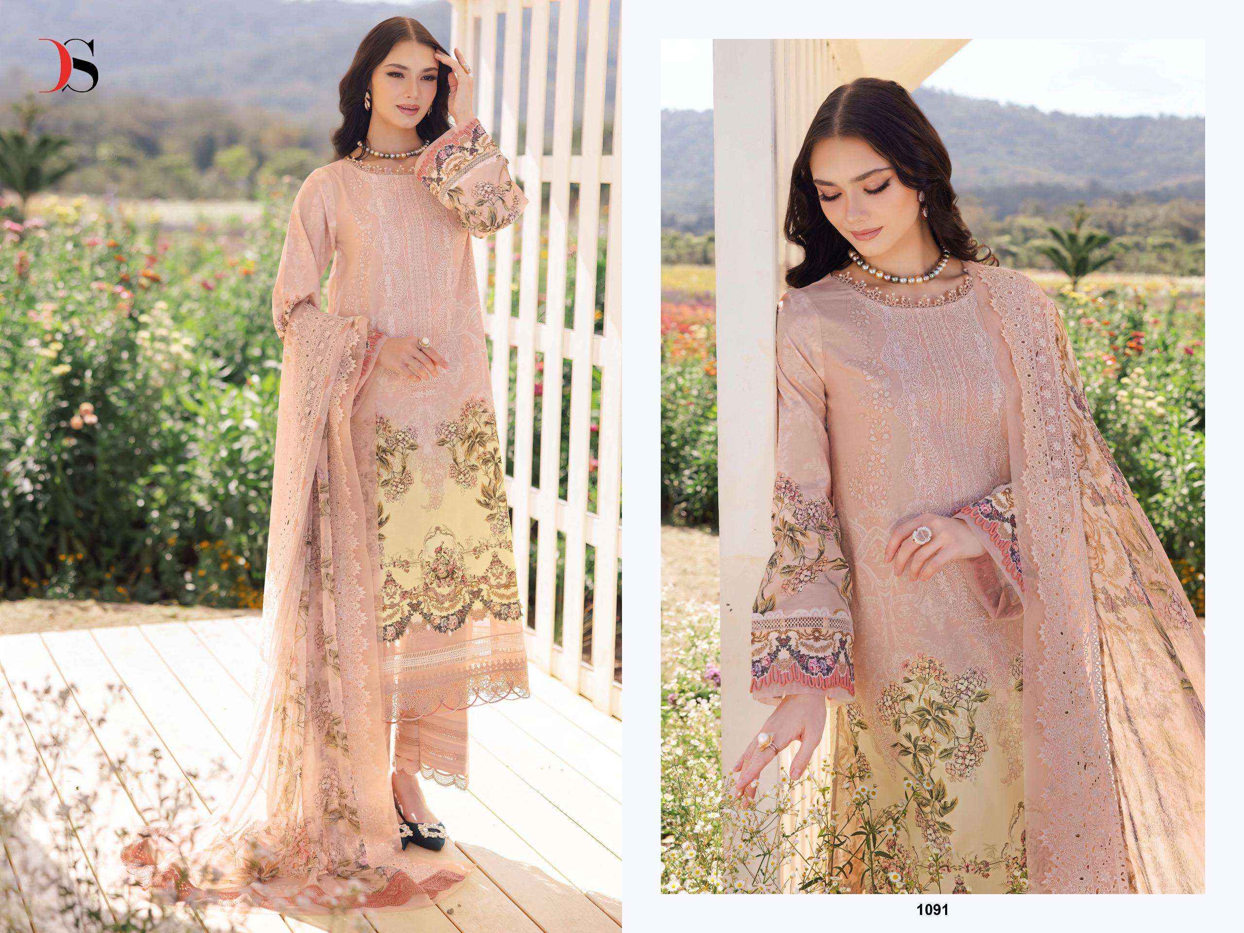 Deepsy Jade Needle Wonder 2025 Nx Cotton Dress Material 6 pcs Catalogue