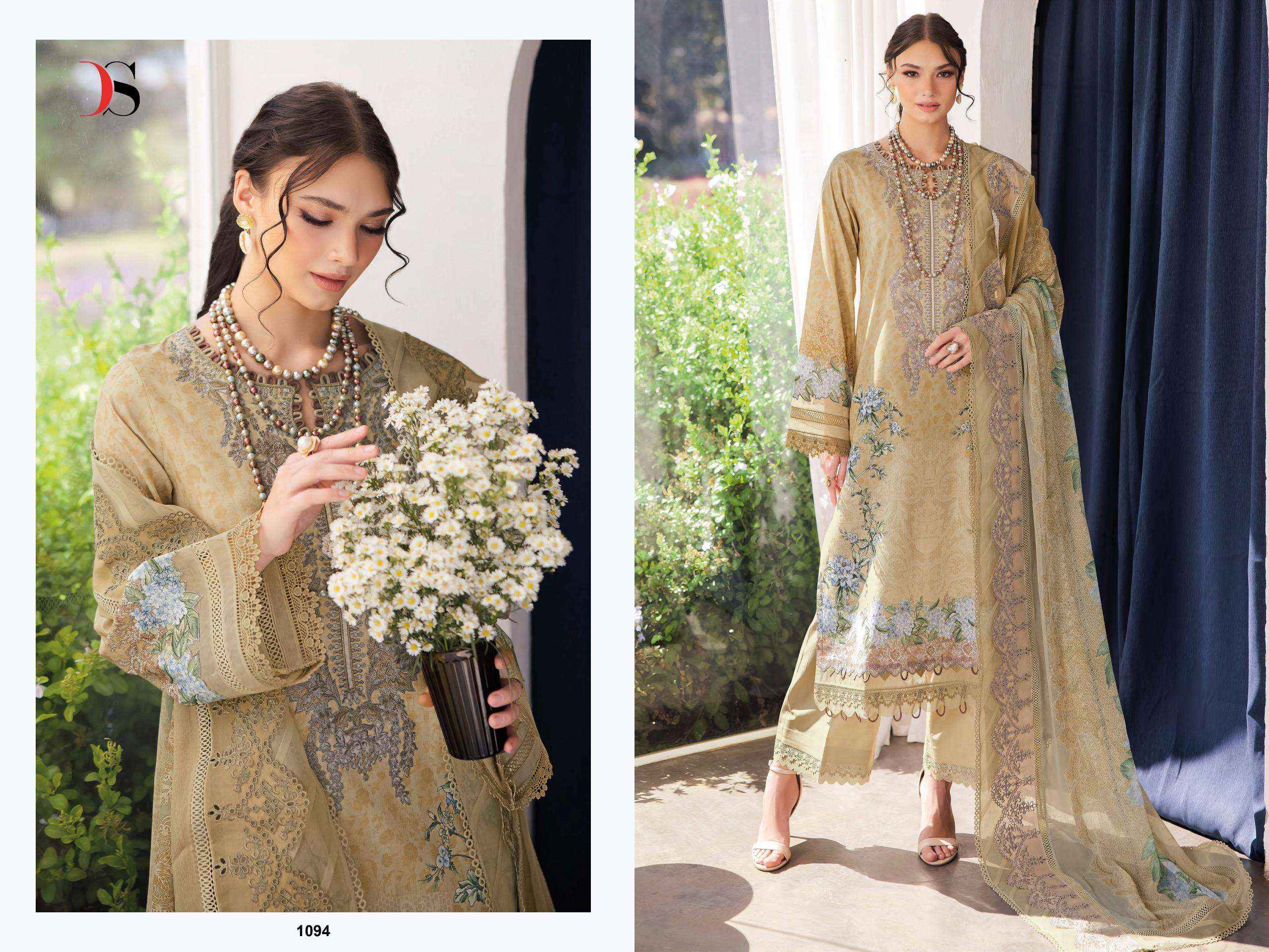Deepsy Jade Needle Wonder 2025 Nx Cotton Dress Material 6 pcs Catalogue