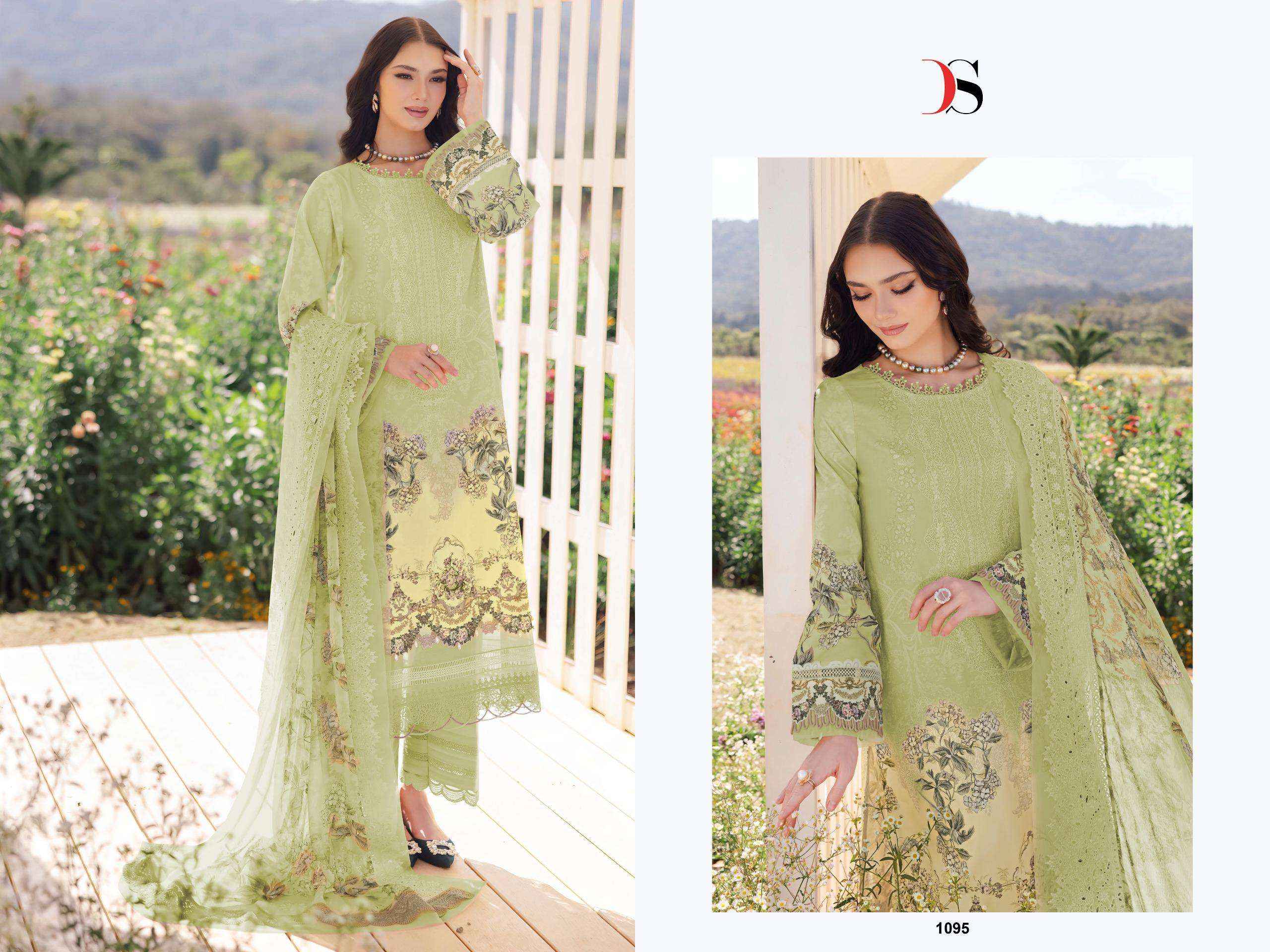 Deepsy Jade Needle Wonder 2025 Nx Cotton Dress Material 6 pcs Catalogue