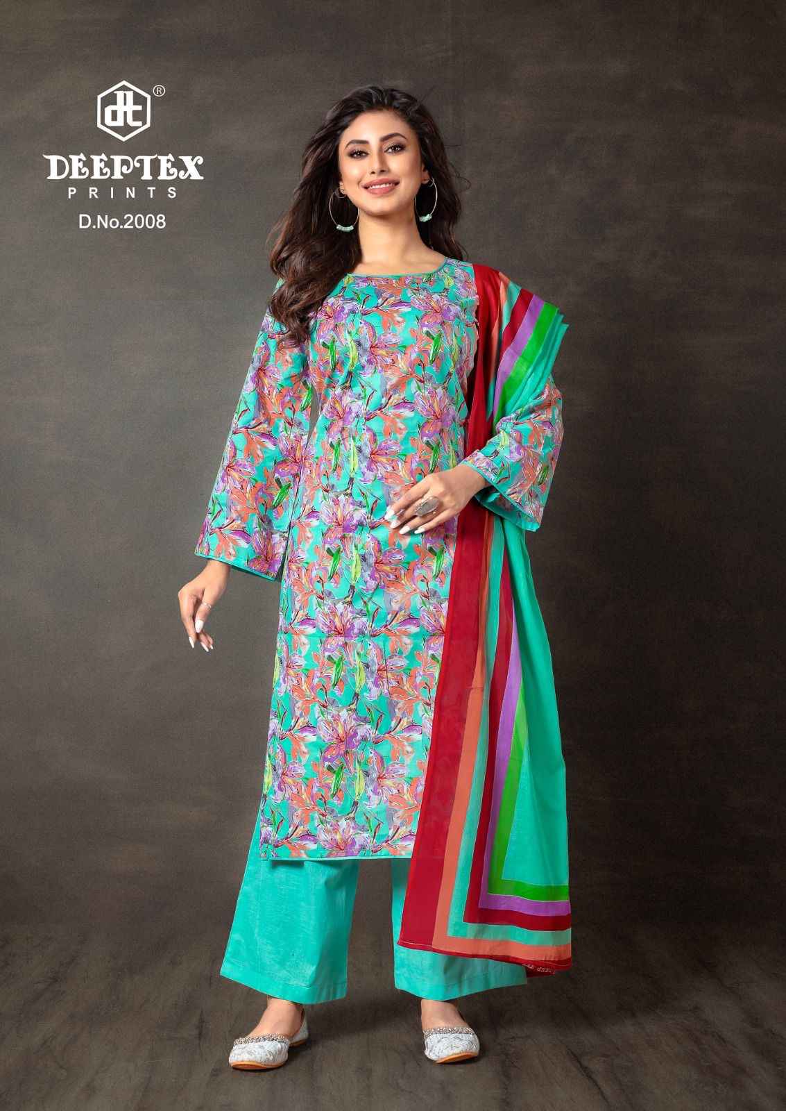 Deeptex Aalia Afreen Vol 2 Lawn Cotton Dress Material 8 pcs Catalogue