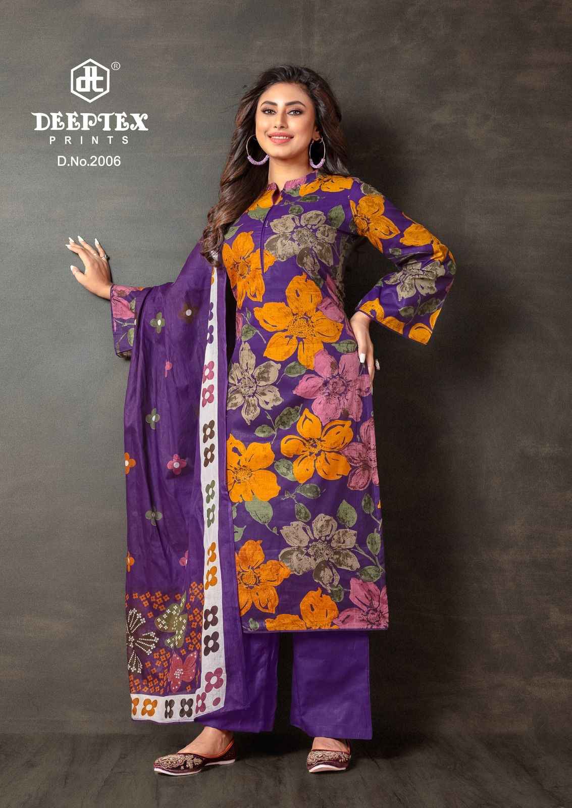 Deeptex Aalia Afreen Vol 2 Lawn Cotton Dress Material 8 pcs Catalogue