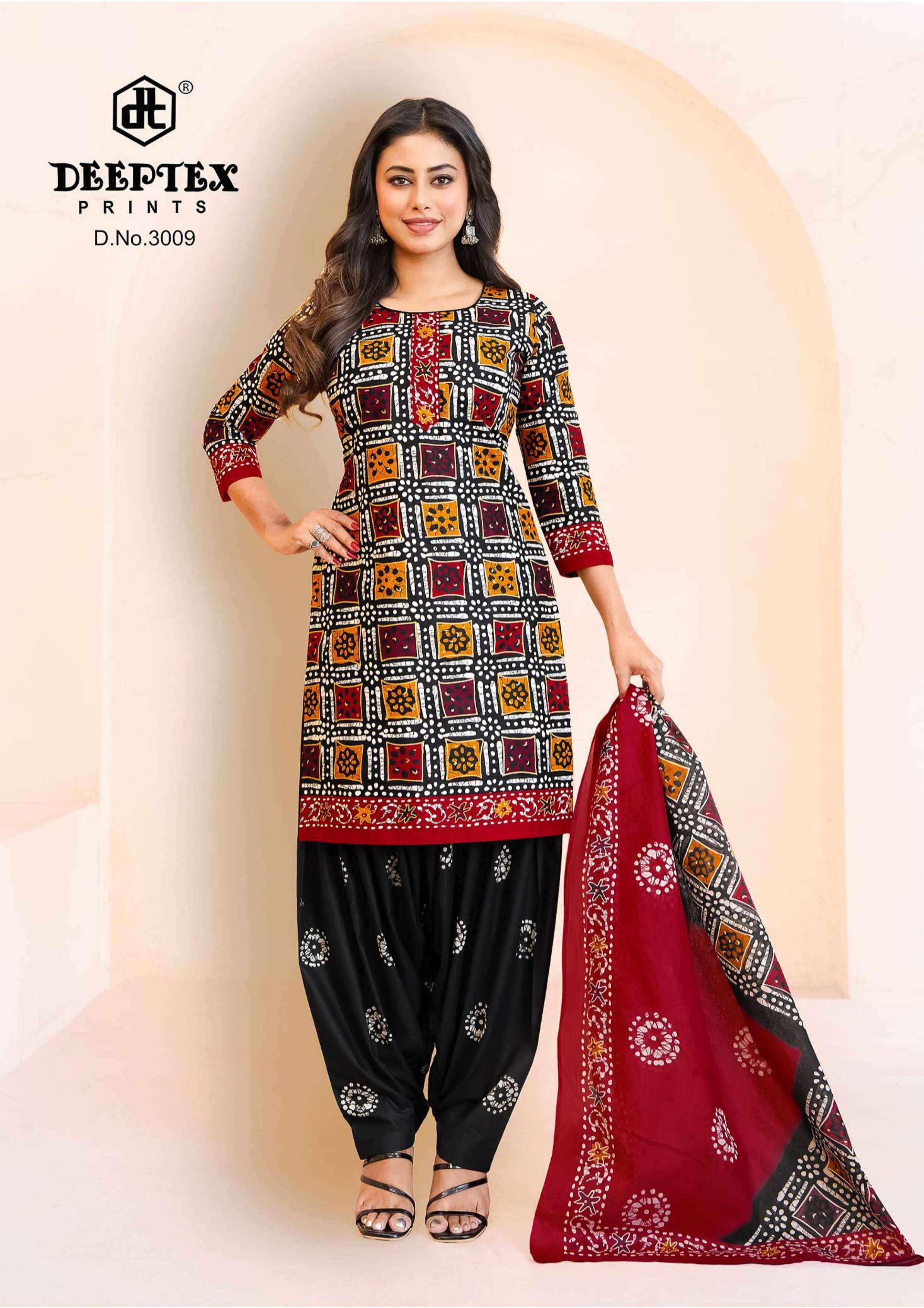 Deeptex Batik Plus Vol 30 Cotton Dress Material 10 pcs Catalogue