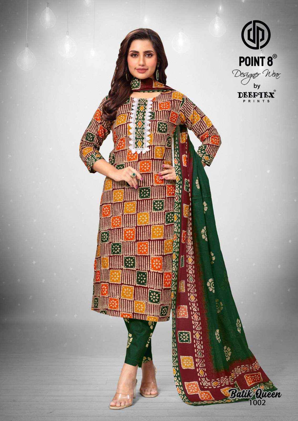 Deeptex Batik Queen Vol 1 Readymade Cotton Dress 10 pcs Catalogue