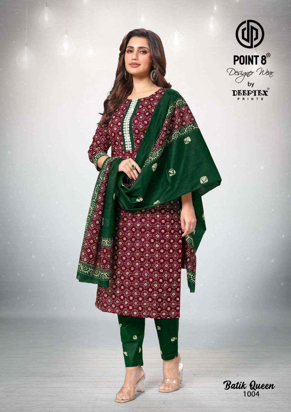 Deeptex Batik Queen Vol 1 Readymade Cotton Dress 10 pcs Catalogue