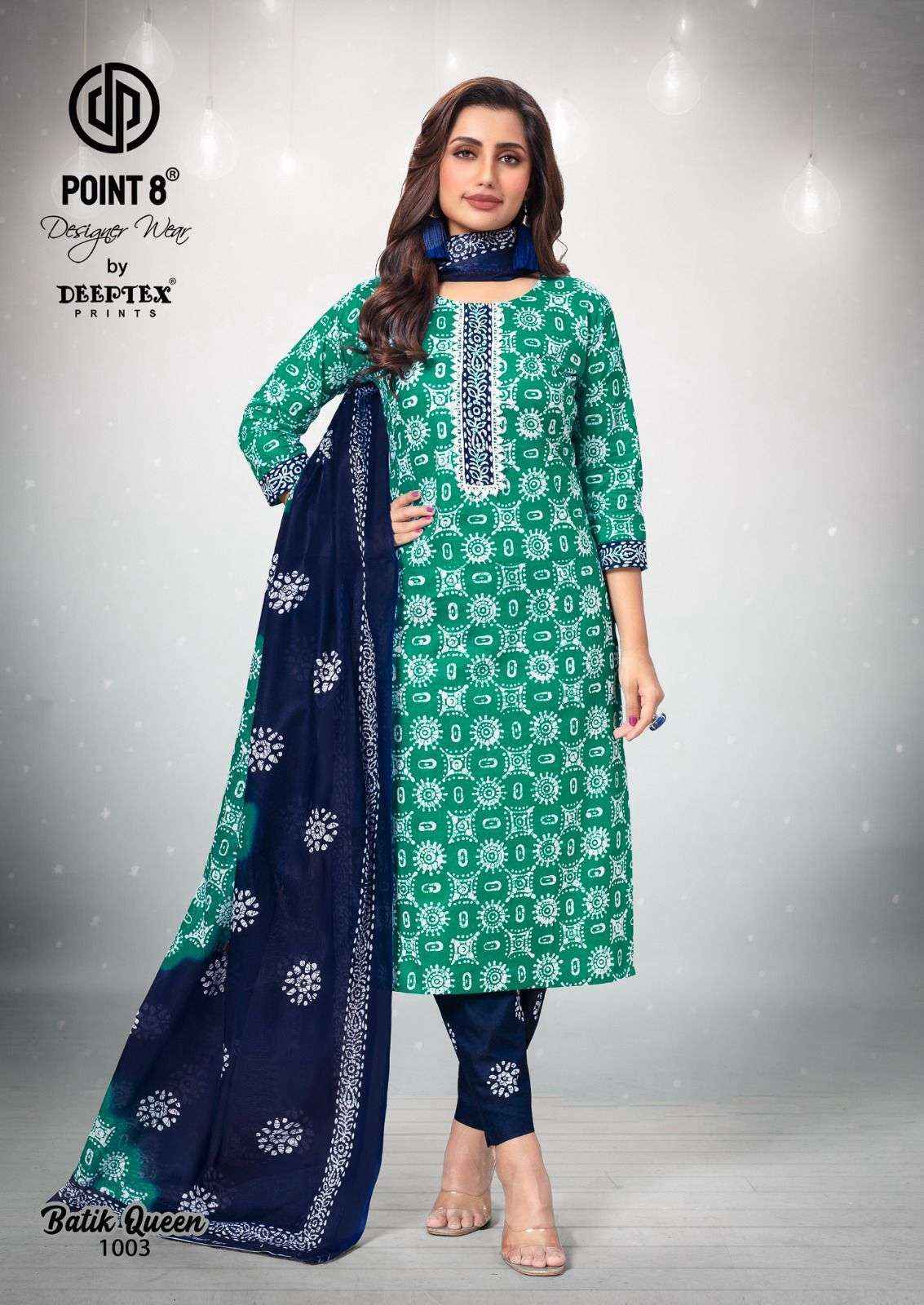 Deeptex Batik Queen Vol 1 Readymade Cotton Dress 10 pcs Catalogue