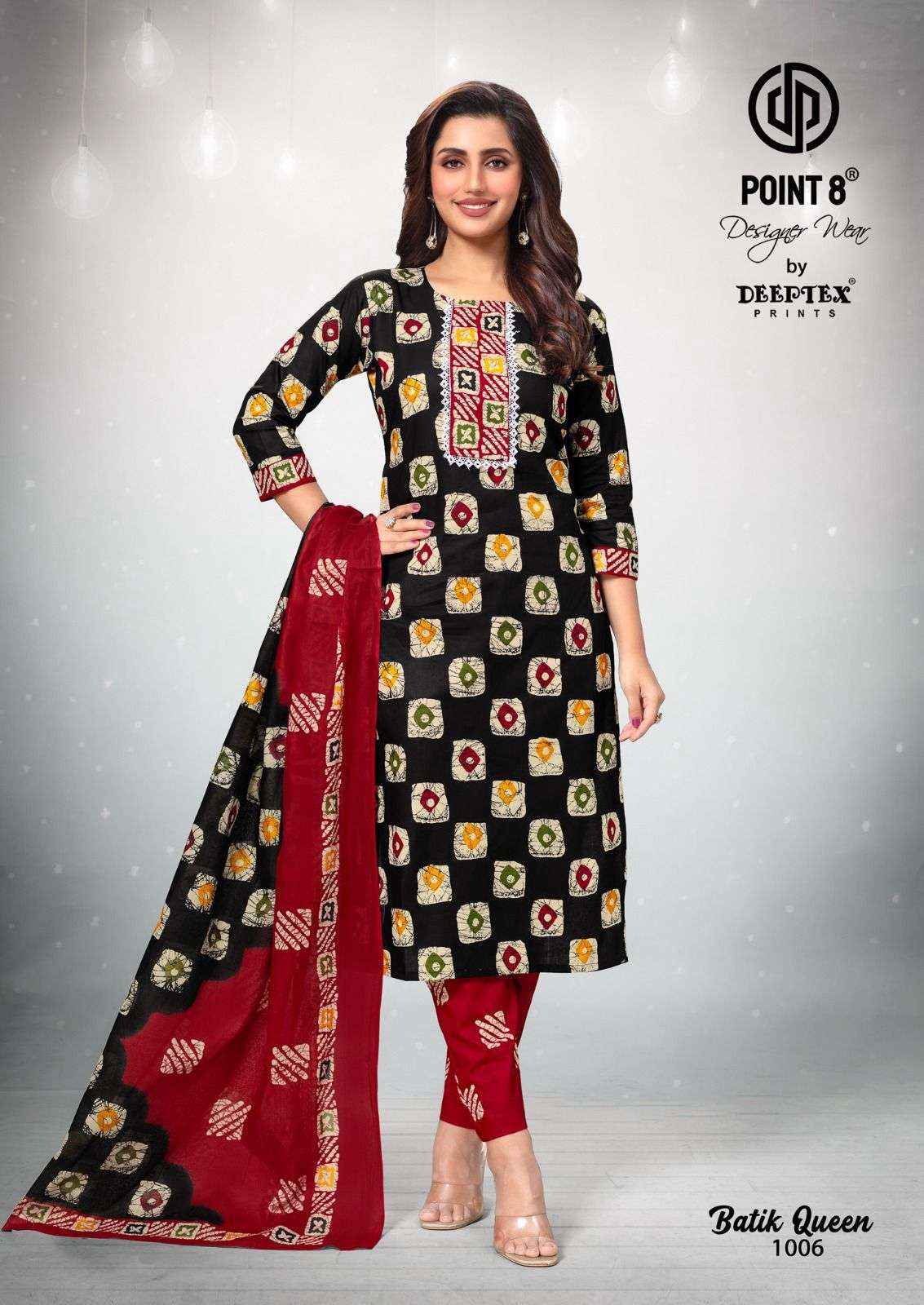 Deeptex Batik Queen Vol 1 Readymade Cotton Dress 10 pcs Catalogue