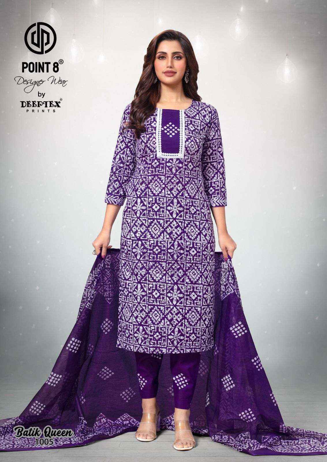 Deeptex Batik Queen Vol 1 Readymade Cotton Dress 10 pcs Catalogue
