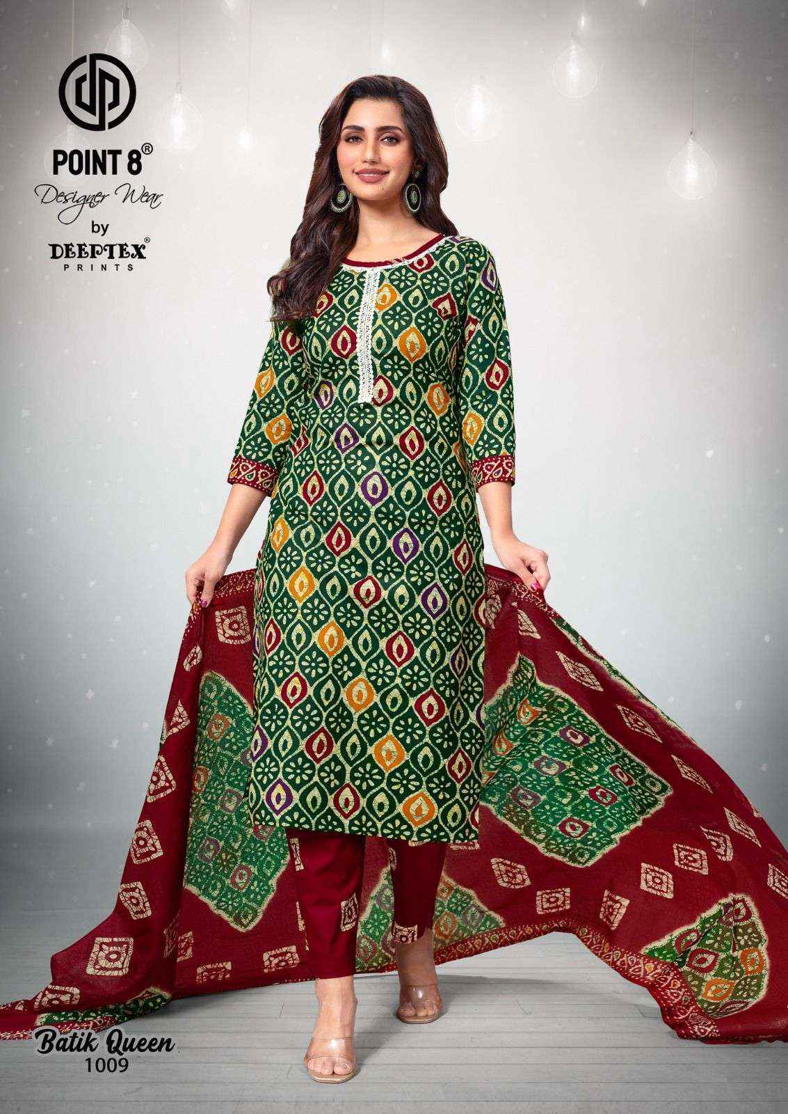 Deeptex Batik Queen Vol 1 Readymade Cotton Dress 10 pcs Catalogue