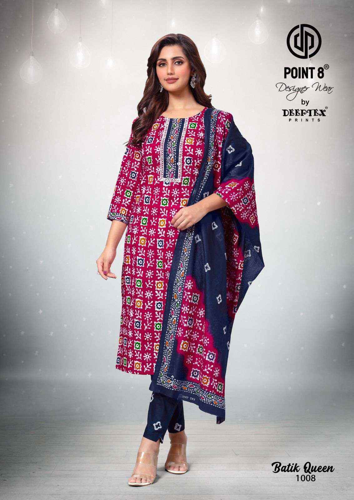 Deeptex Batik Queen Vol 1 Readymade Cotton Dress 10 pcs Catalogue