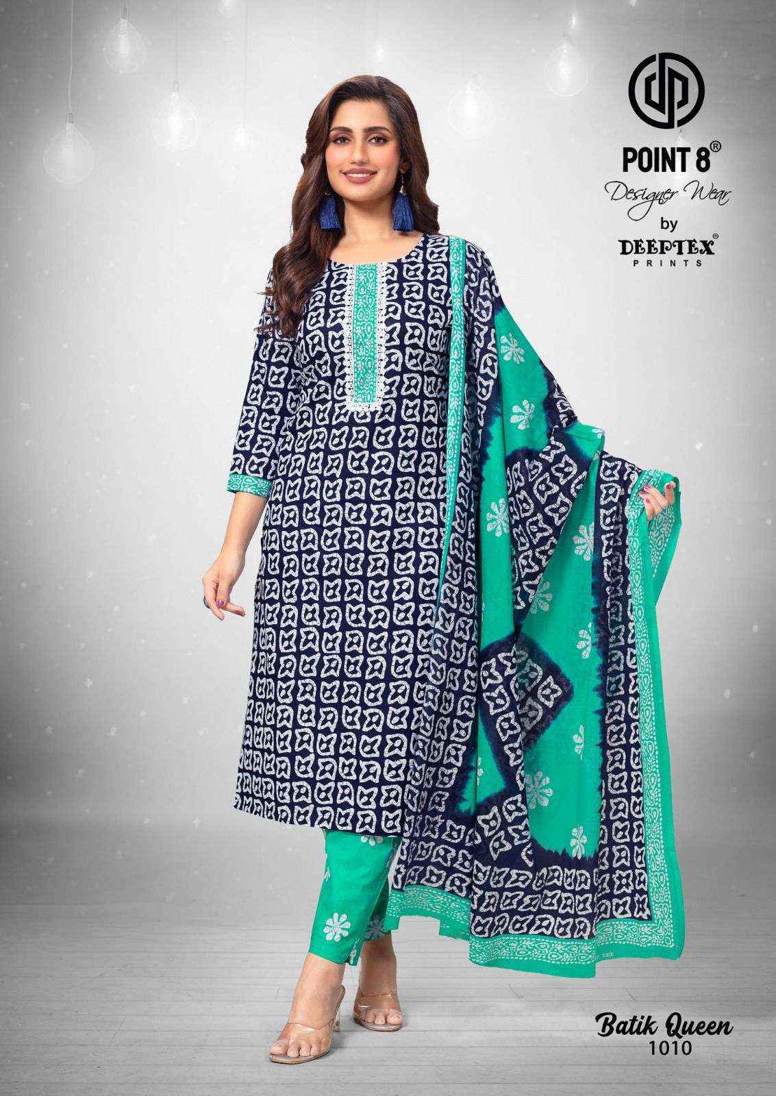 Deeptex Batik Queen Vol 1 Readymade Cotton Dress 10 pcs Catalogue