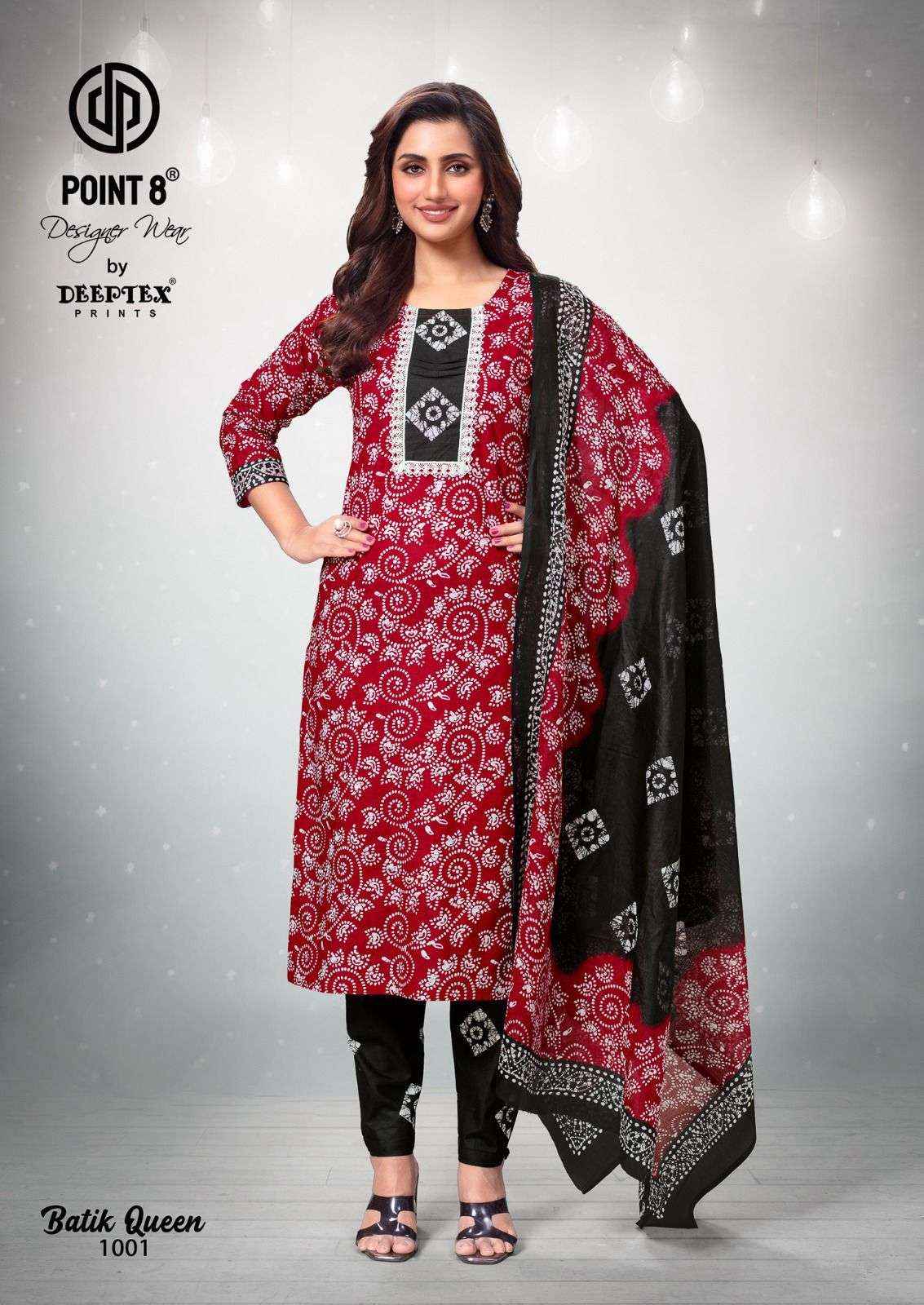 Deeptex Batik Queen Vol 1 Readymade Cotton Dress 10 pcs Catalogue
