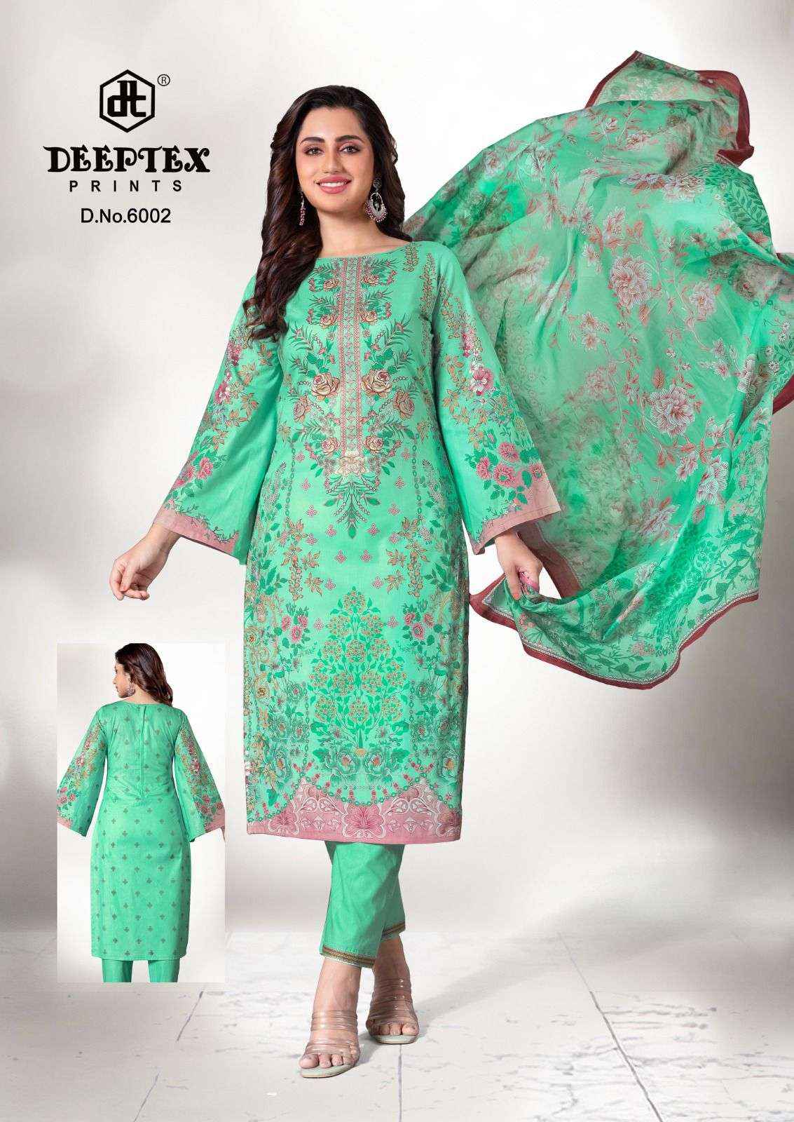 Deeptex Roohi Zara Vol 6 Lawn Cotton Dress Material 8 pcs Catalogue