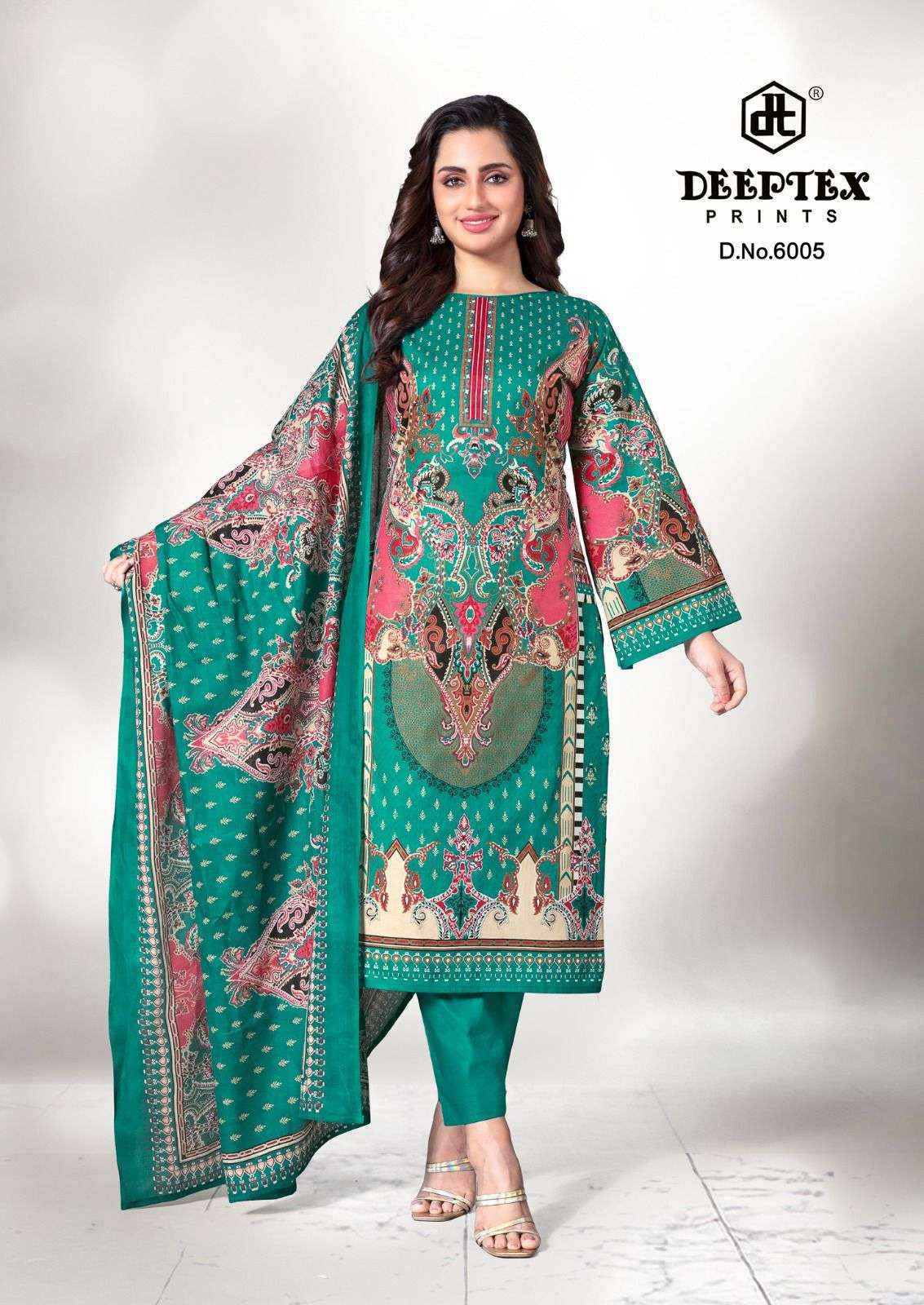 Deeptex Roohi Zara Vol 6 Lawn Cotton Dress Material 8 pcs Catalogue