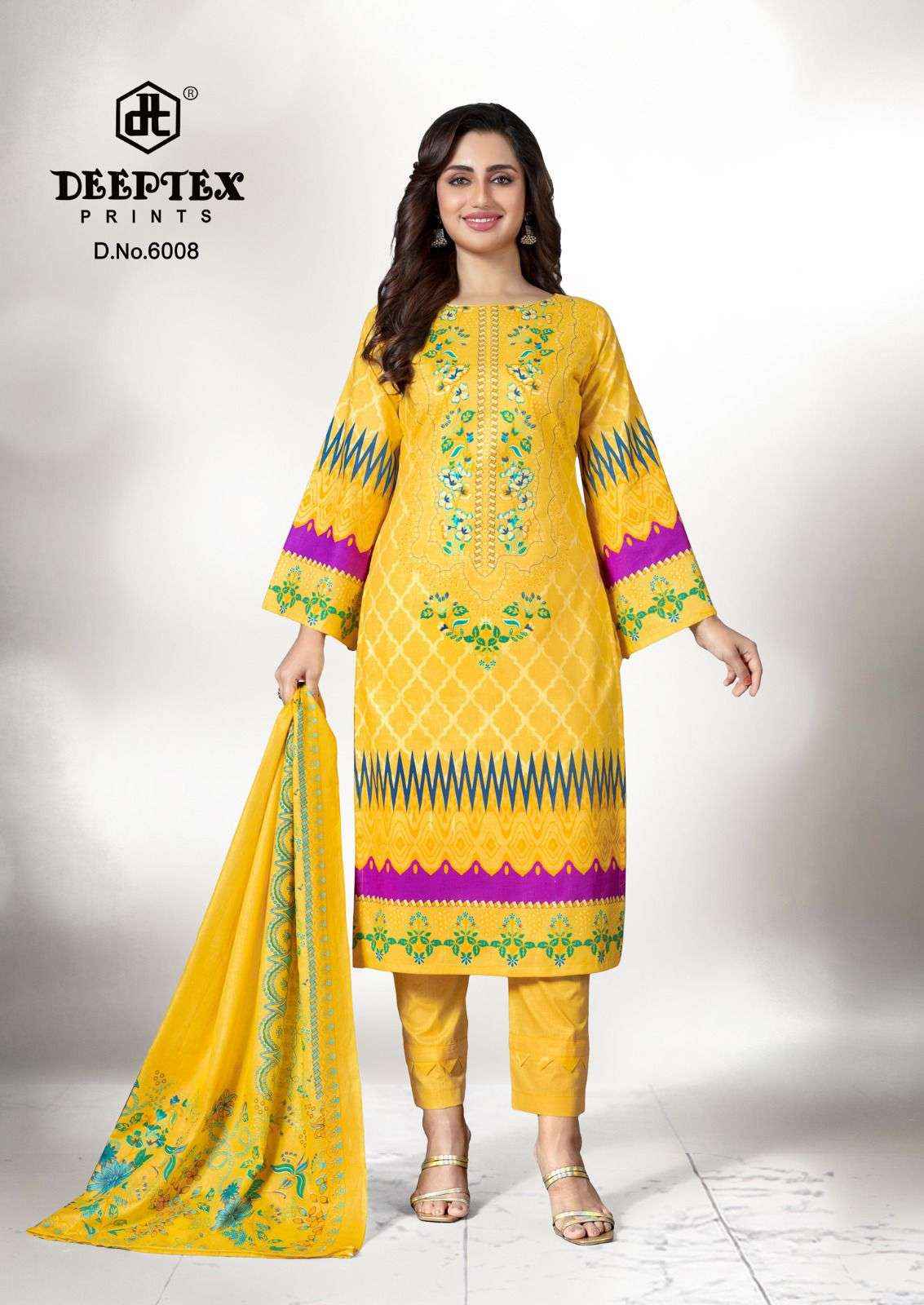 Deeptex Roohi Zara Vol 6 Lawn Cotton Dress Material 8 pcs Catalogue