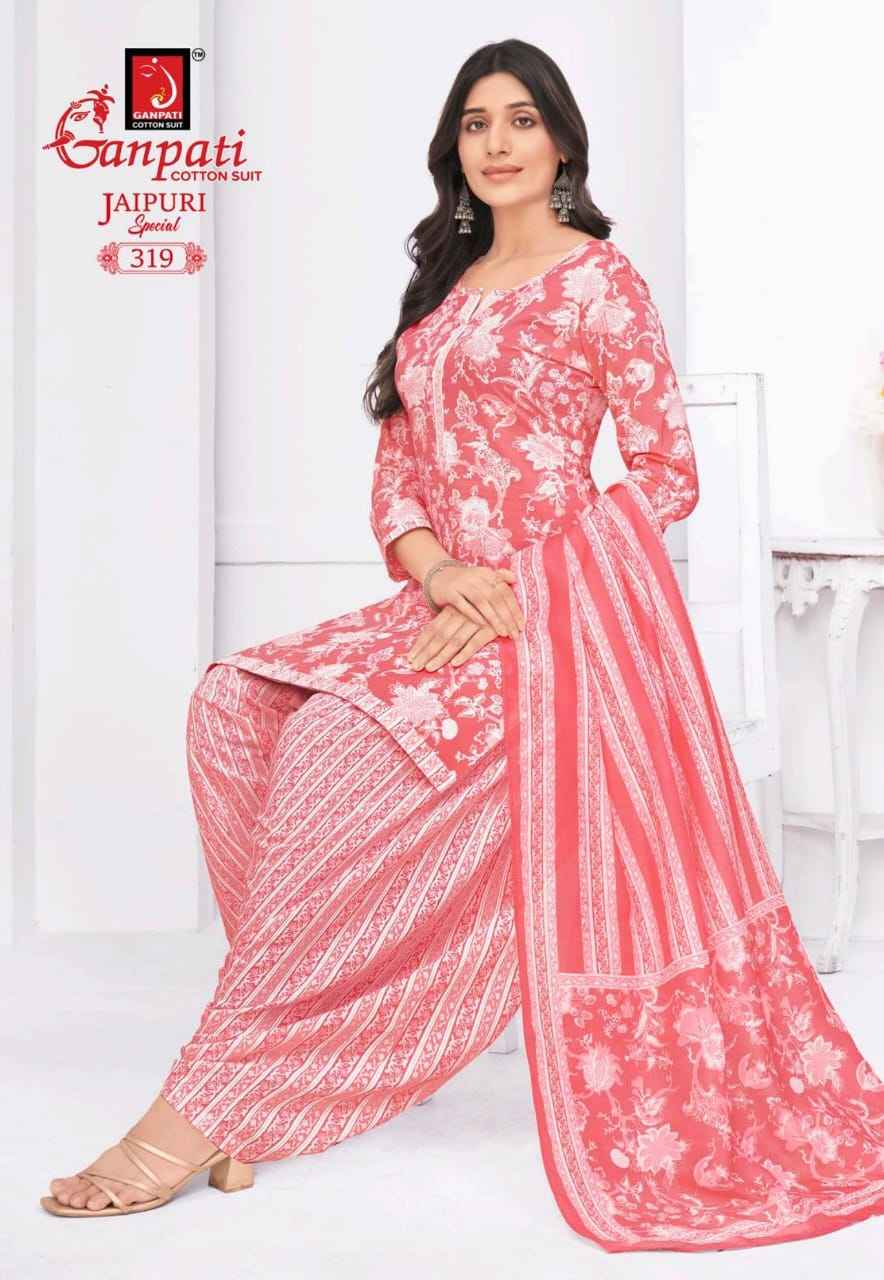 Ganpati Jaipuri Special Patiyala Vol 15 Cotton Dress Material 15 pcs Catalogue