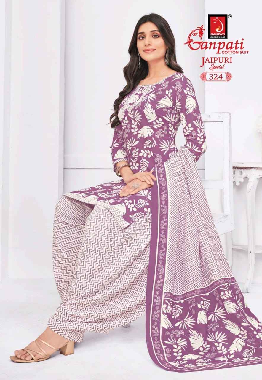 Ganpati Jaipuri Special Patiyala Vol 15 Cotton Dress Material 15 pcs Catalogue