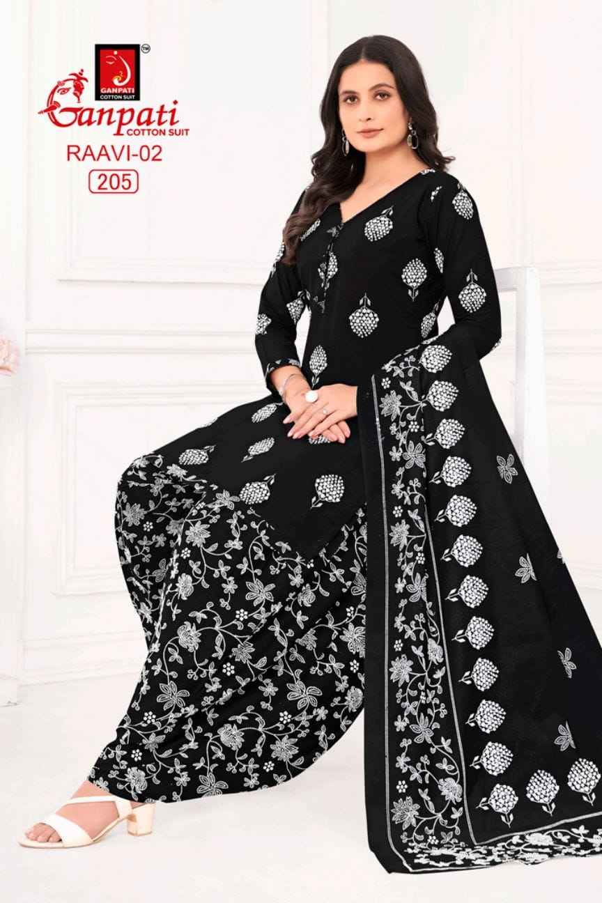 Ganpati Raavi Vol 2 Cotton Dress Material 6 pcs Catalogue