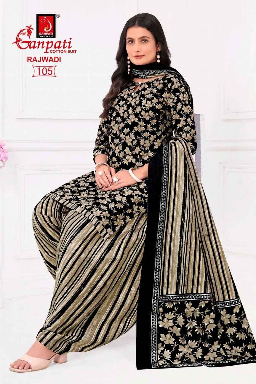 Ganpati Rajwadi Vol 1 Cotton Dress Material 6 pcs Catalogue