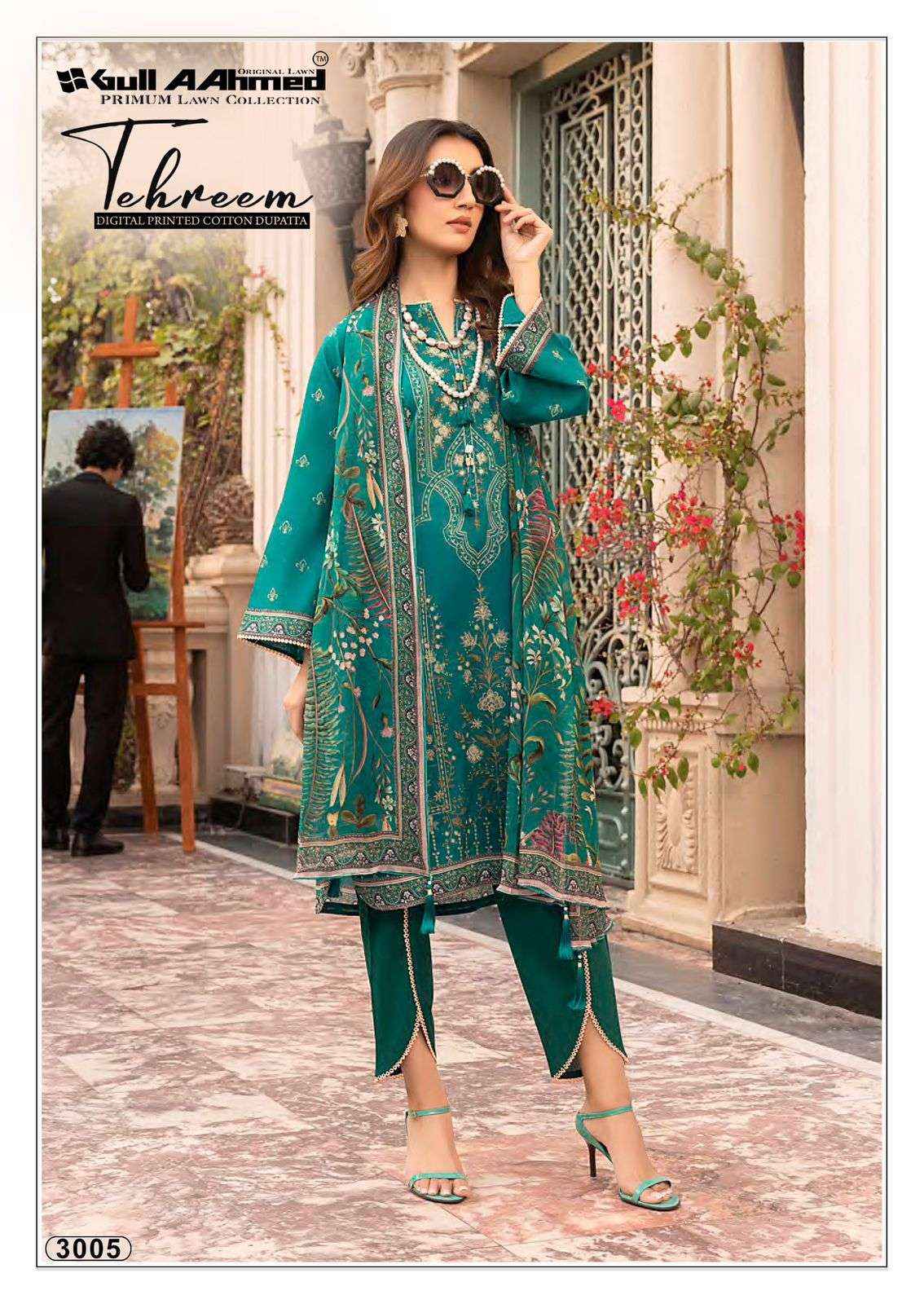 Gull Aahmed Tehreem Vol 3 Lawn Cotton Dress Material 6 pcs Catalogue