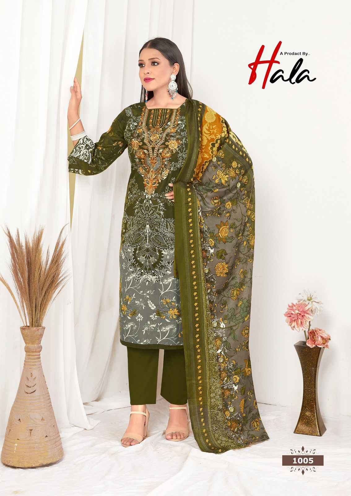 Hala Aayat Vol 1 Cotton Dress Material 8 pcs Catalogue