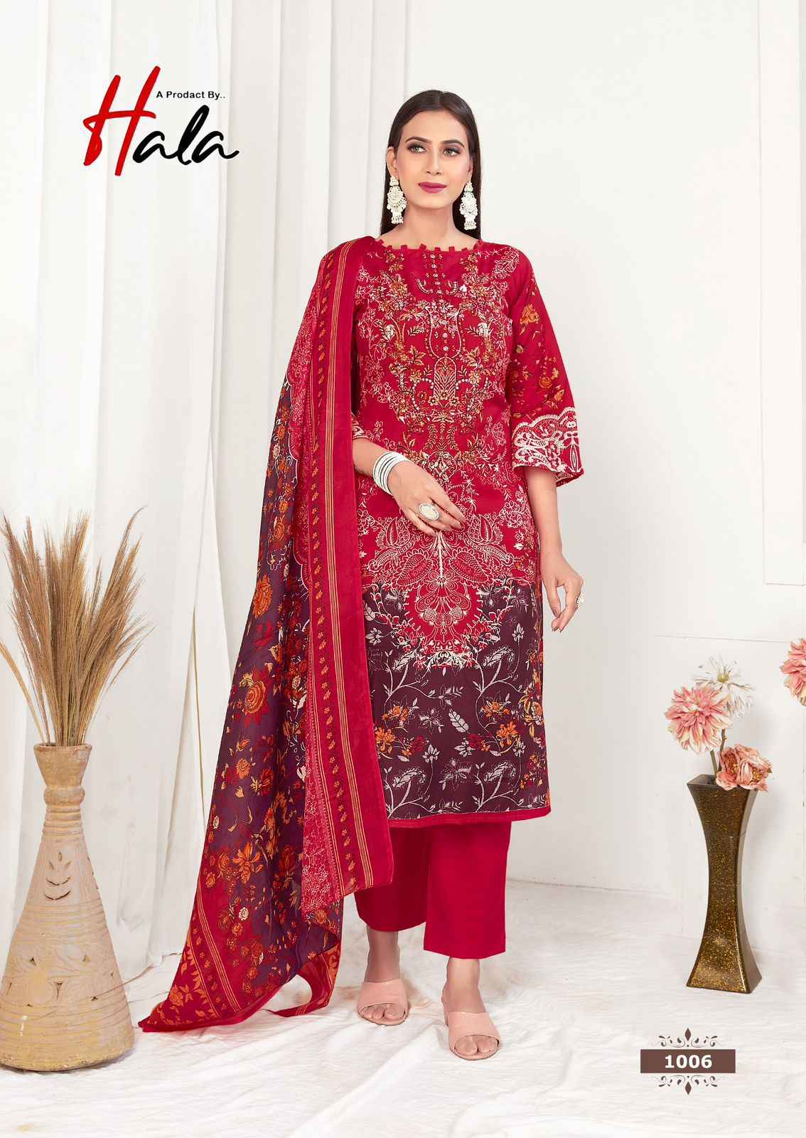 Hala Aayat Vol 1 Cotton Dress Material 8 pcs Catalogue
