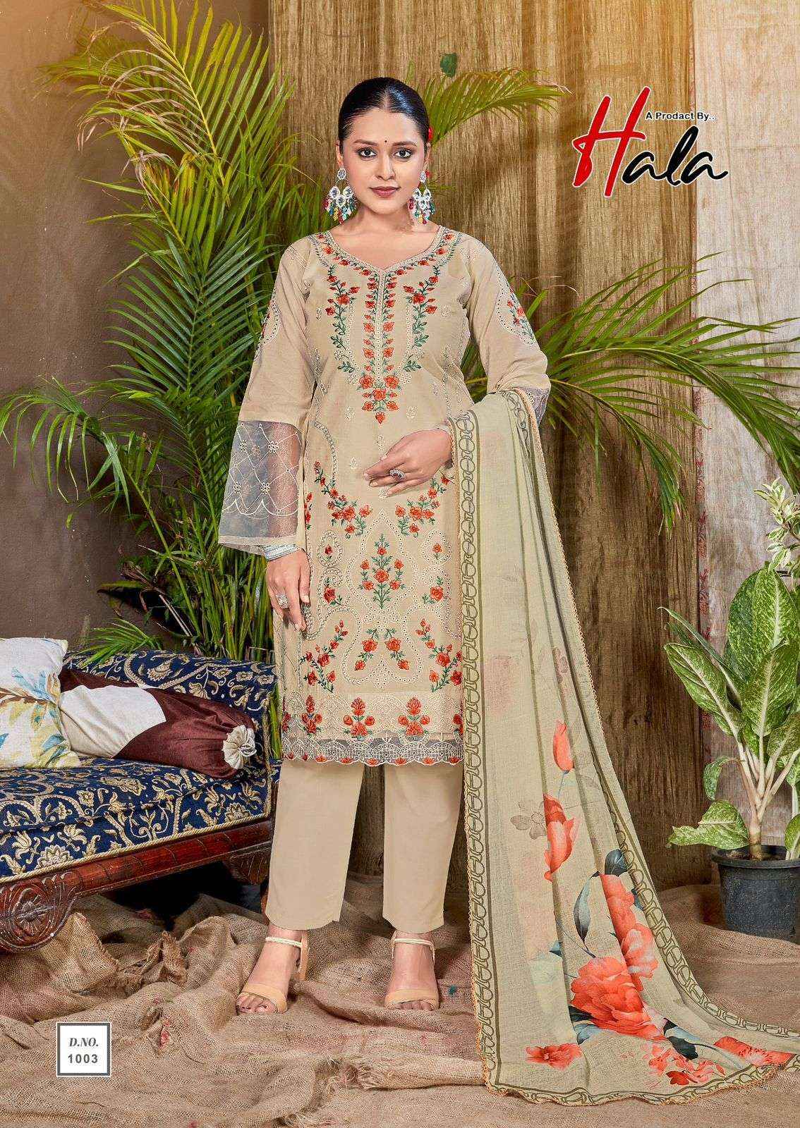 Hala Tabeer Edition 23 Lawn Cotton Dress Material 6 pcs Catalogue