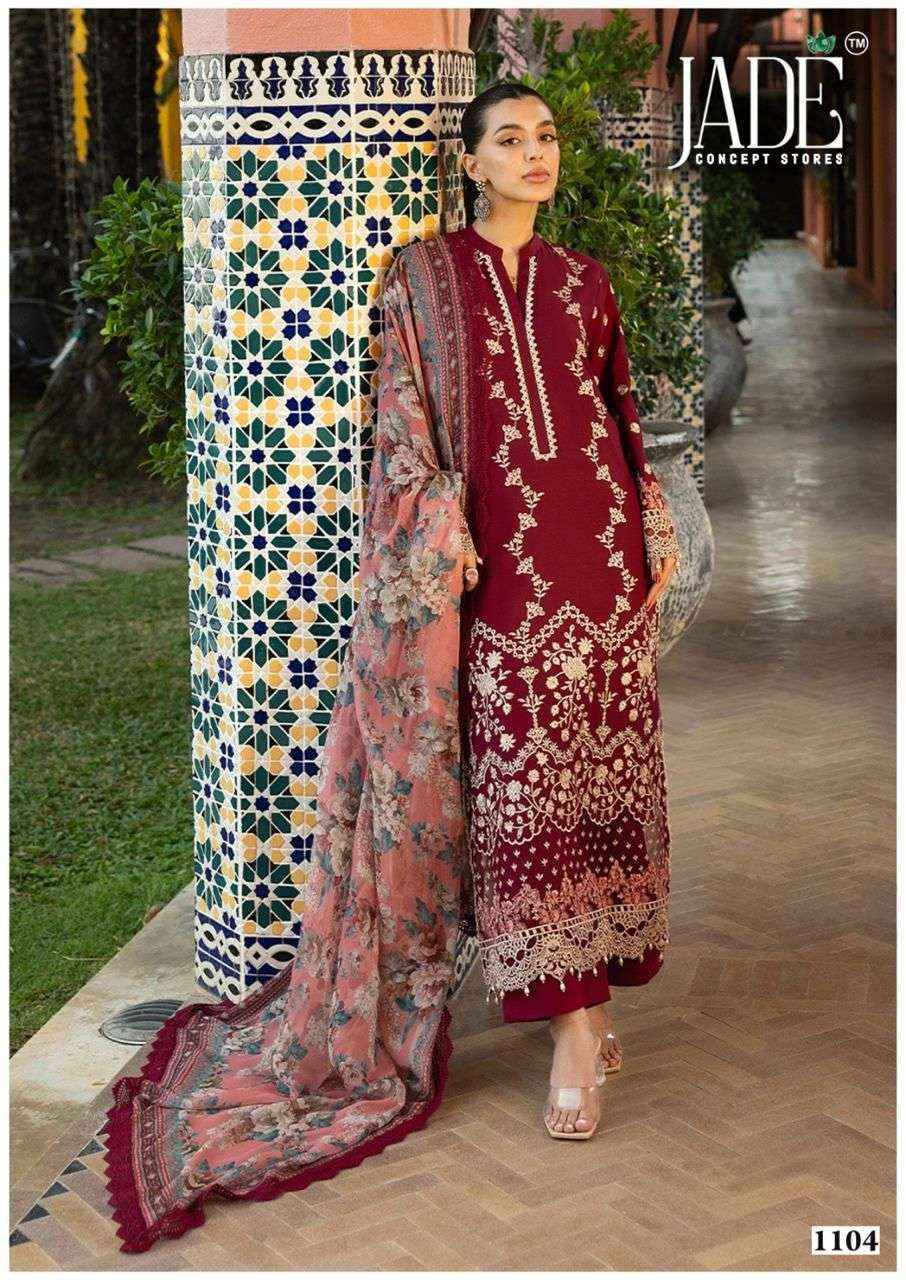 Jade Bin Saeed Heavy Luxury Vol 11 Readymade Cotton Dress 6 pcs Catalogue