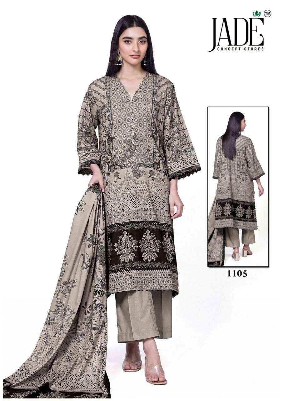 Jade Bin Saeed Heavy Luxury Vol 11 Readymade Cotton Dress 6 pcs Catalogue