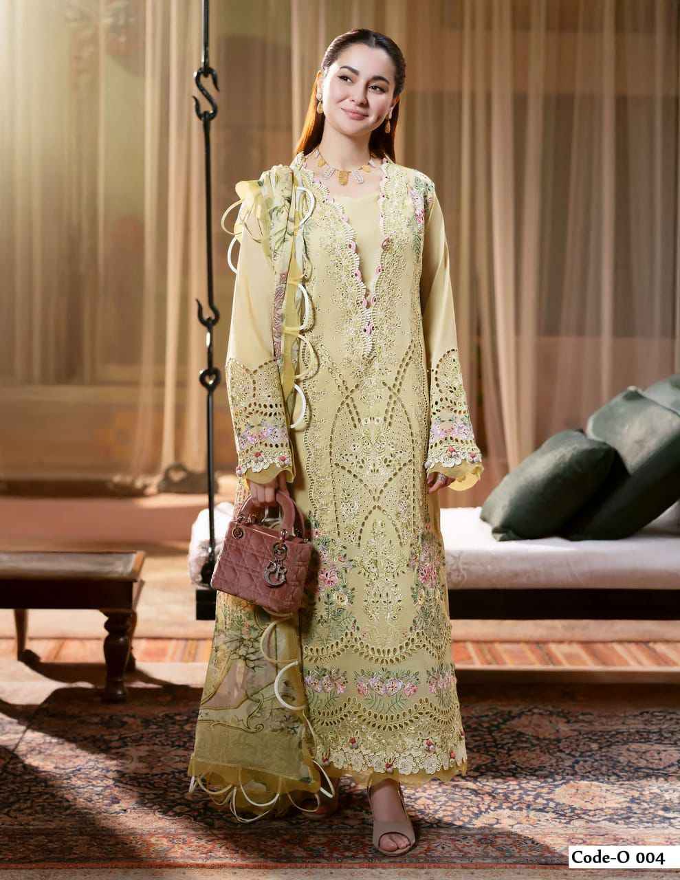 Jade Ombre Intezar Cotton Dress Material 6 pc Cataloge