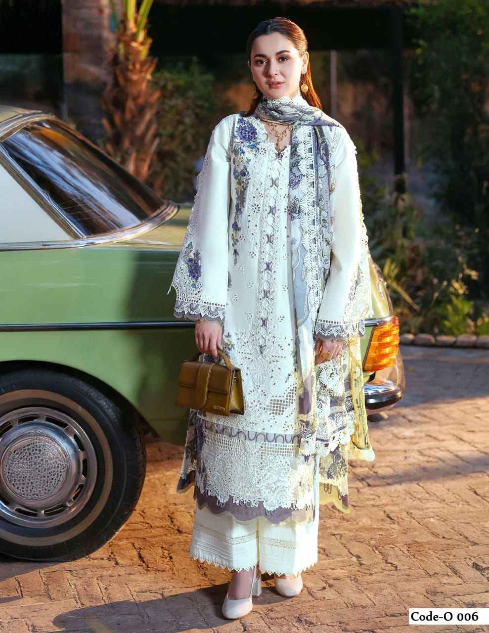 Jade Ombre Intezar Cotton Dress Material 6 pc Cataloge