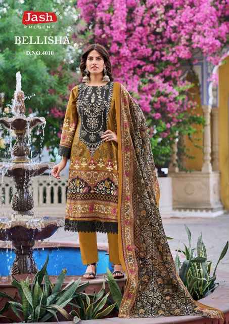 Jash Bellisha Vol 4 Cotton Dress Material 10 pcs Catalogue