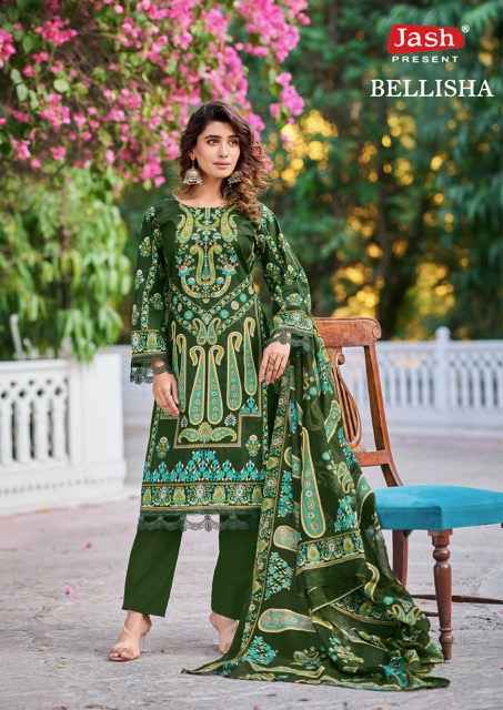 Jash Bellisha Vol 4 Cotton Dress Material 10 pcs Catalogue