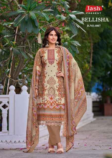 Jash Bellisha Vol 4 Cotton Dress Material 10 pcs Catalogue