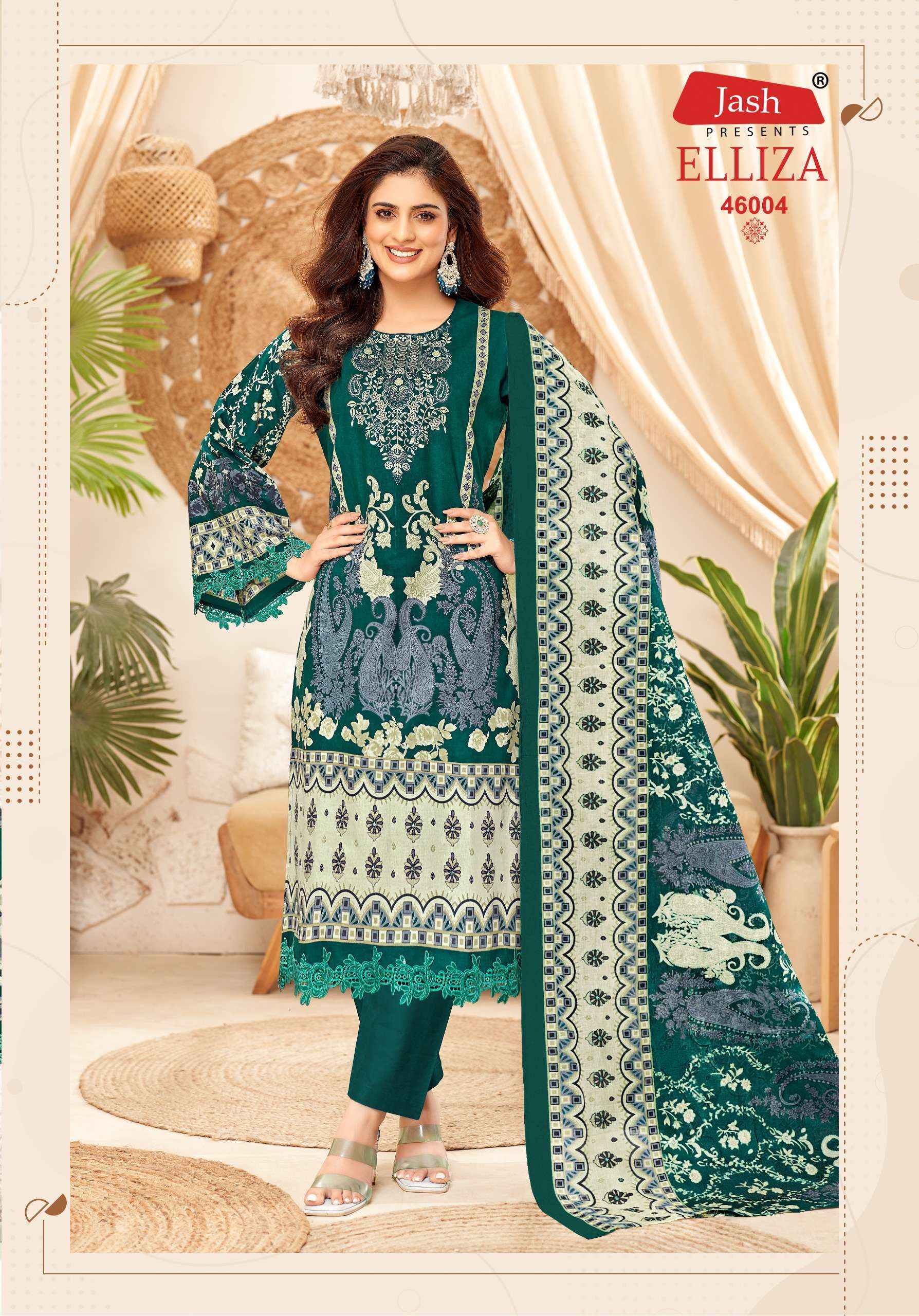 Jash Elliza Vol 46 Cotton Dress Material 10 pcs Catalogue