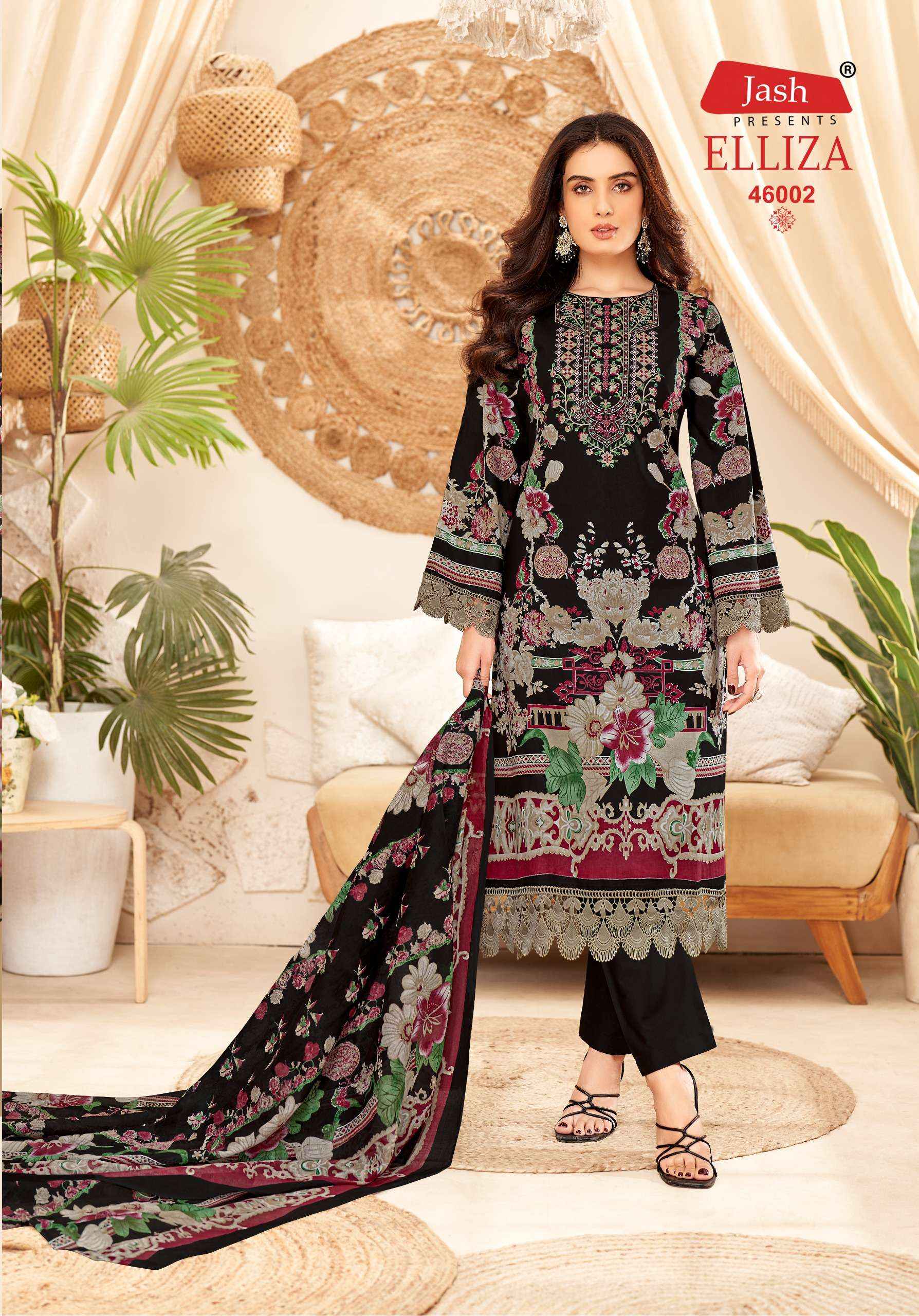 Jash Elliza Vol 46 Cotton Dress Material 10 pcs Catalogue
