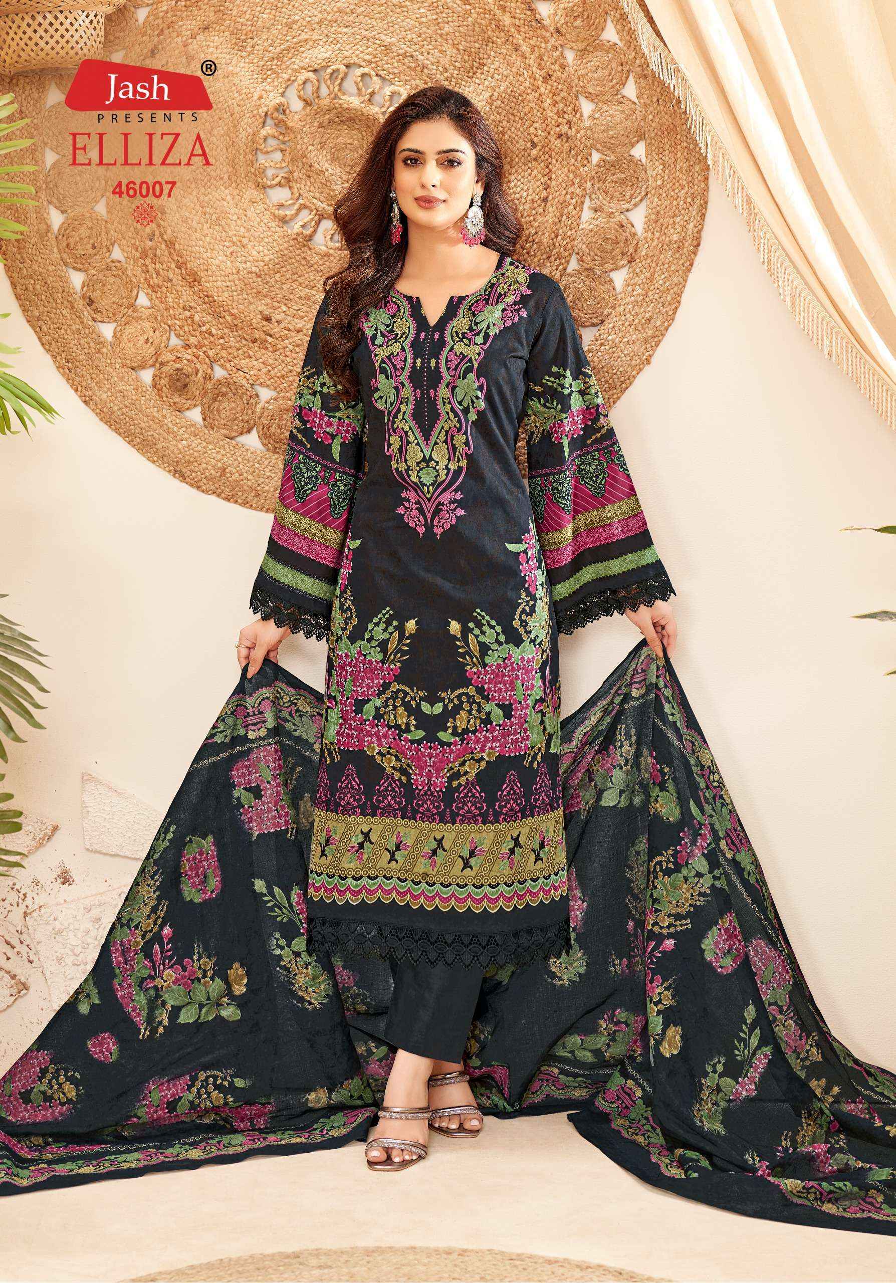 Jash Elliza Vol 46 Cotton Dress Material 10 pcs Catalogue