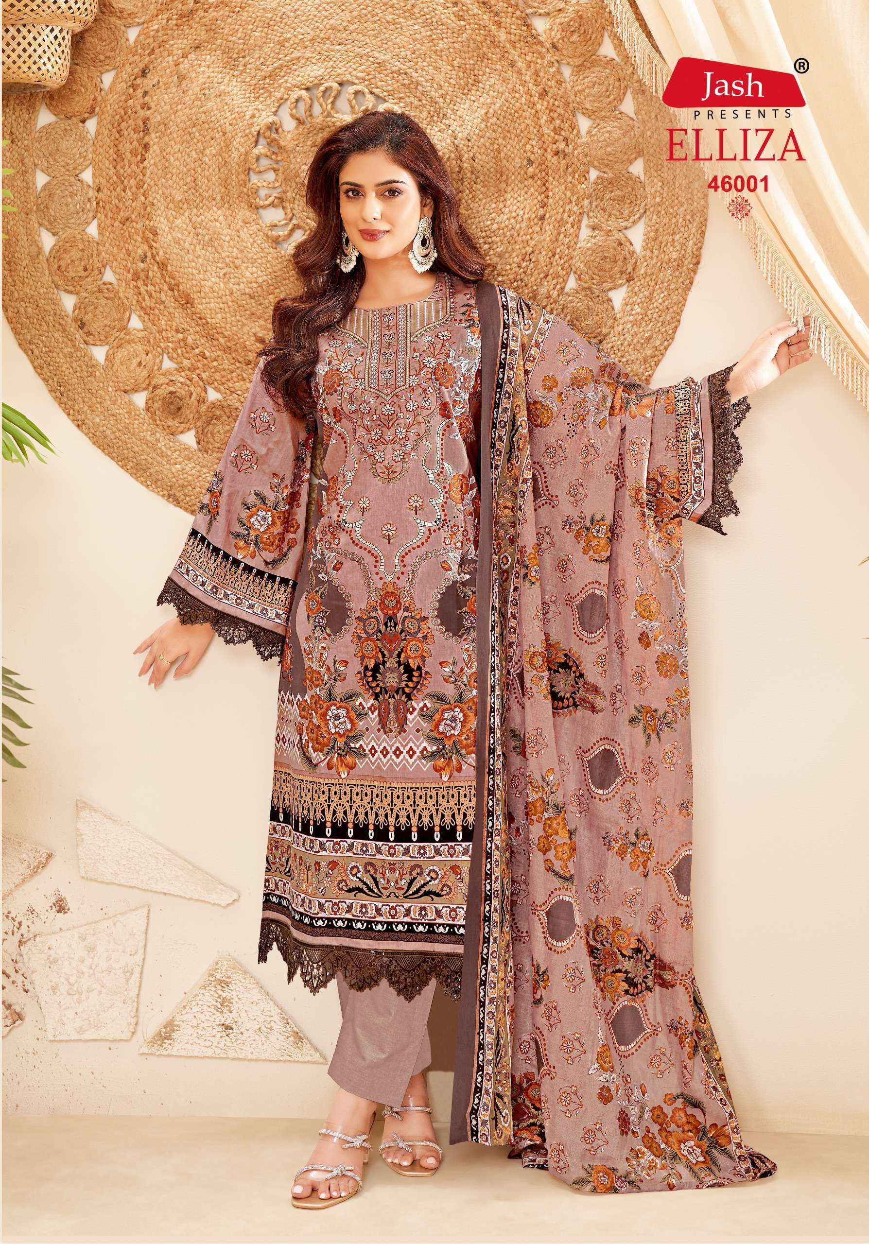 Jash Elliza Vol 46 Cotton Dress Material 10 pcs Catalogue