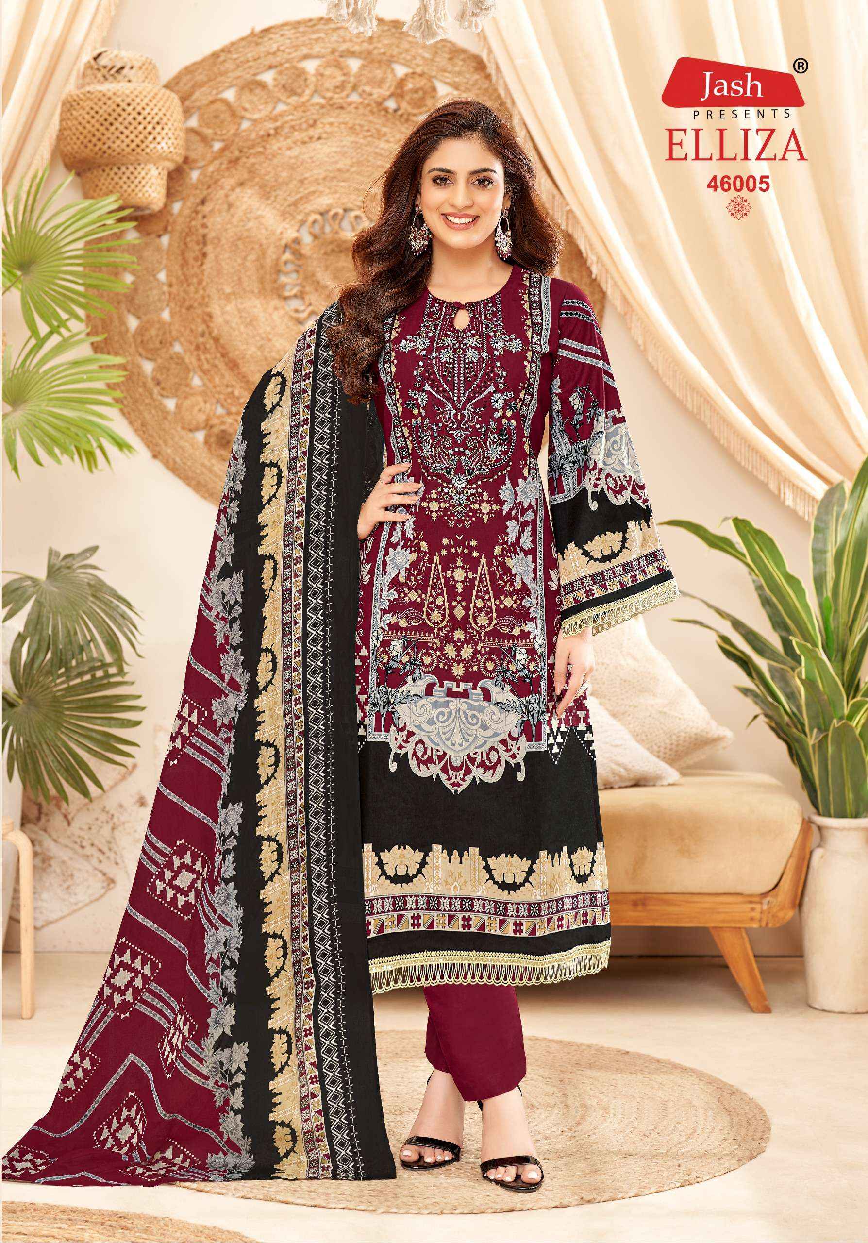 Jash Elliza Vol 46 Cotton Dress Material 10 pcs Catalogue