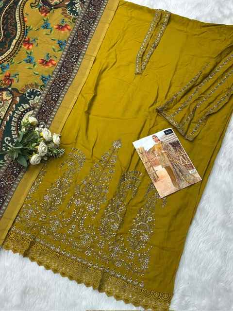 Jihan 3585 Rayon Cotton Dress Material 5 pcs Catalogue