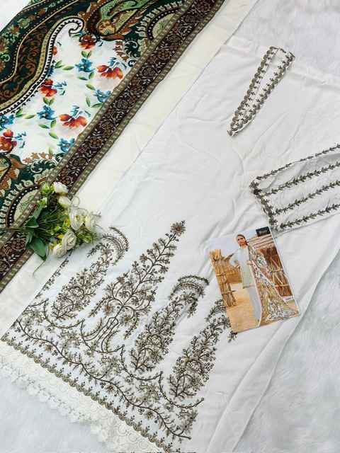 Jihan 3585 Rayon Cotton Dress Material 5 pcs Catalogue