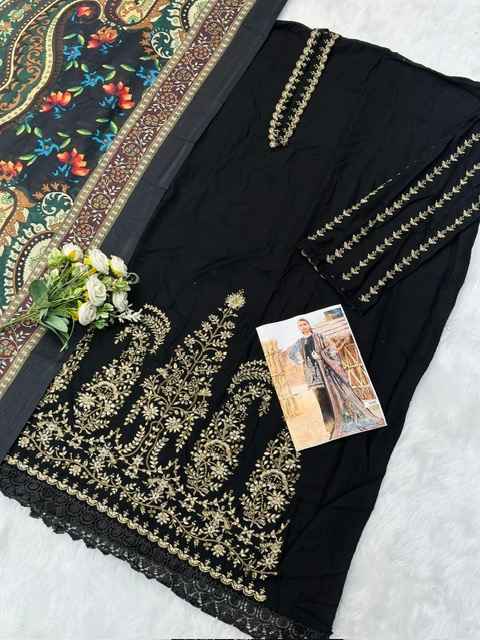 Jihan 3585 Rayon Cotton Dress Material 5 pcs Catalogue