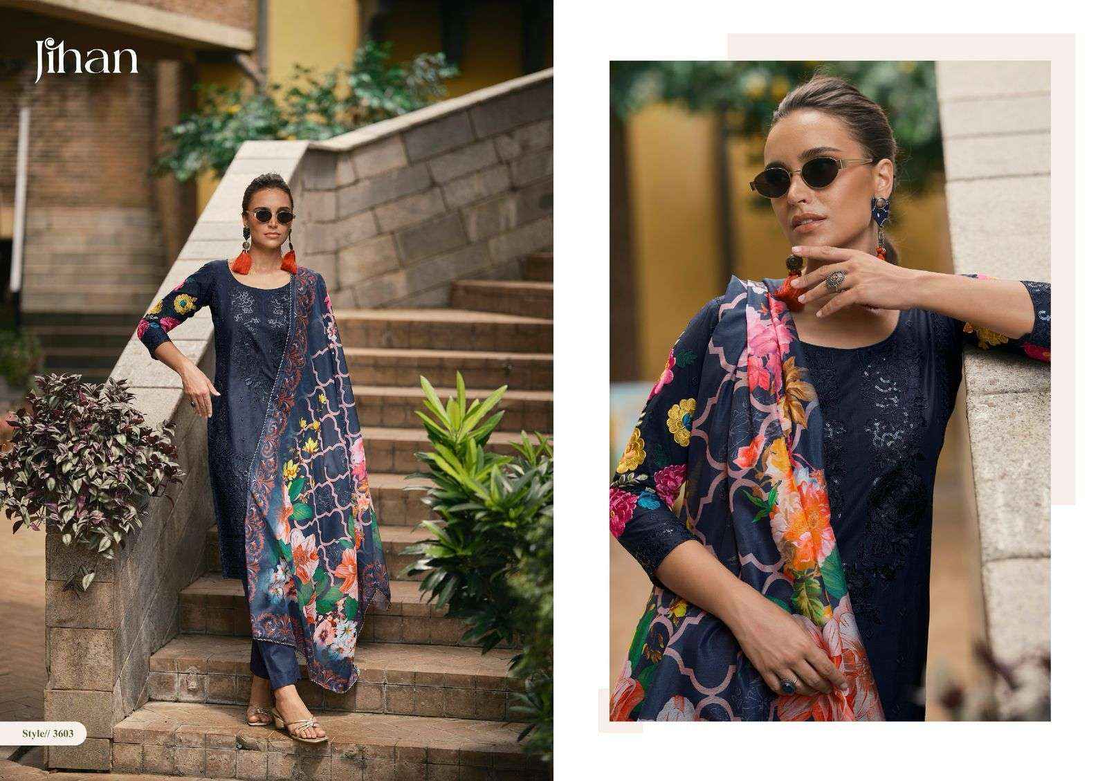 Jihan Taskeen Vol 2 Cotton Dress Material 6 pcs Catalogue