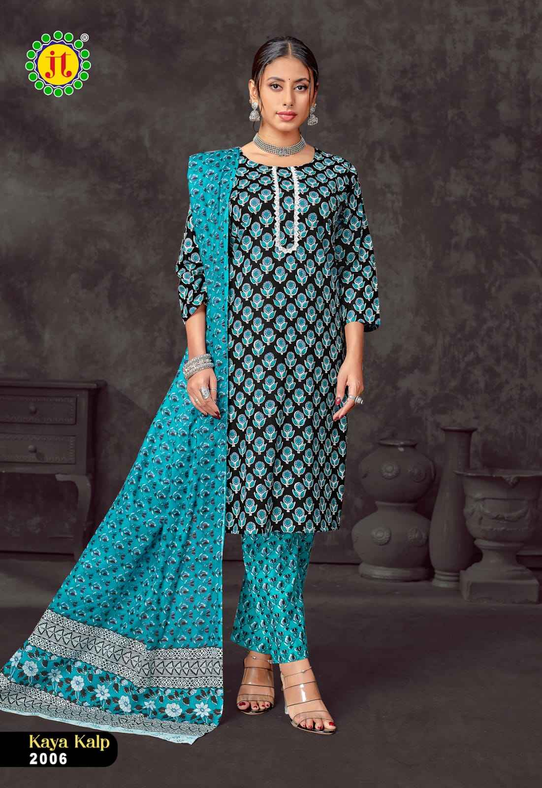 Jt Kaya Kalp Vol 2 Readymade Cotton Dress 8 pcs Catalogue