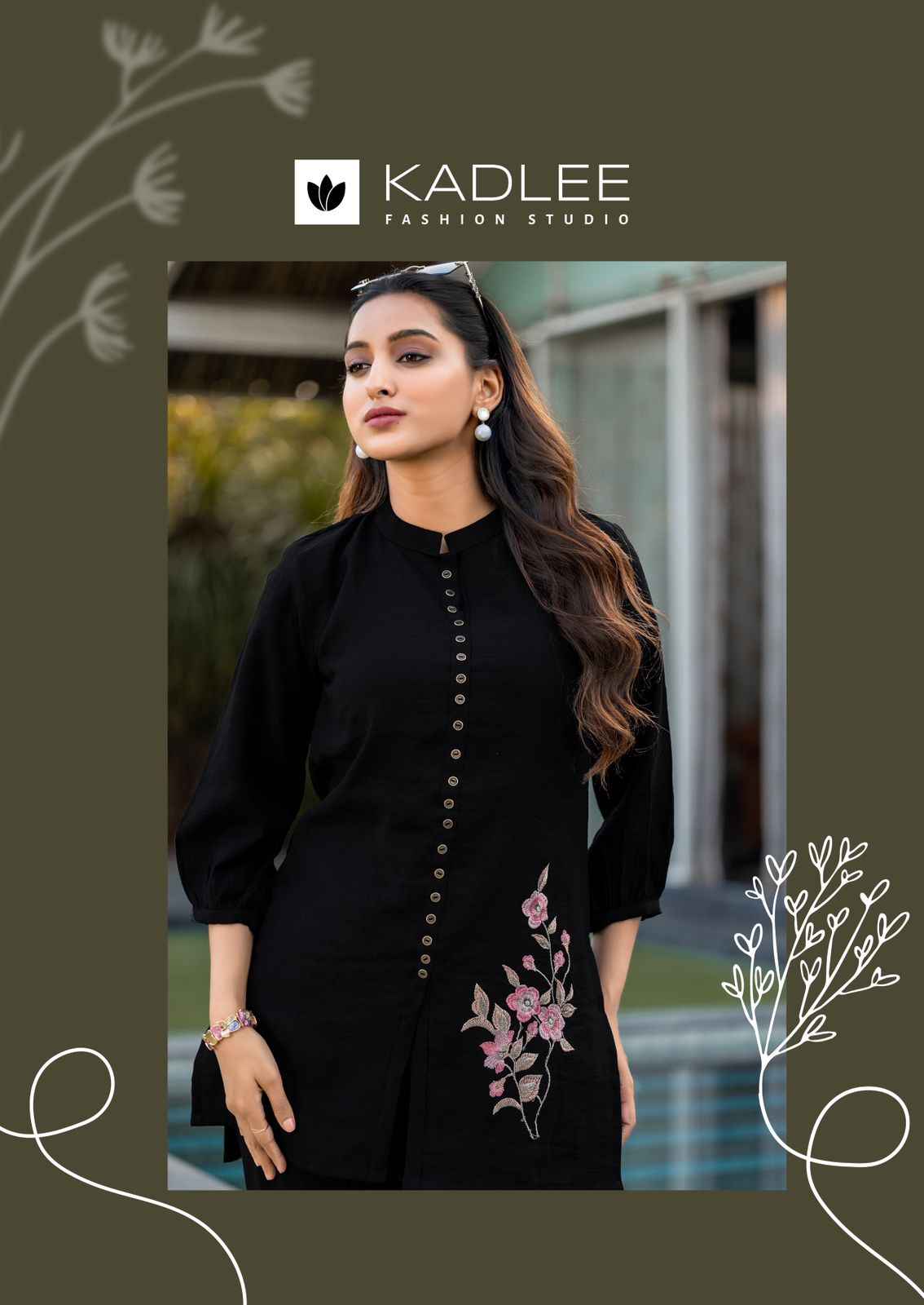 Kadlee Erina Viscouse Co Ord Set 6 pcs Catalogue