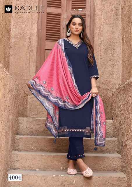 Kadlee Nakashi Cotton Kurti Combo 4 pcs Catalogue