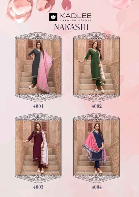 Kadlee Nakashi Cotton Kurti Combo 4 pcs Catalogue